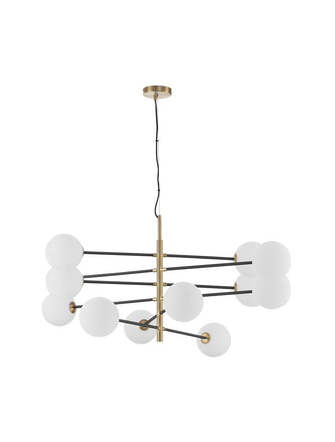 Suspensie de interior Vitra - Art. 9143309, Nova Luce, Alb/Auriu