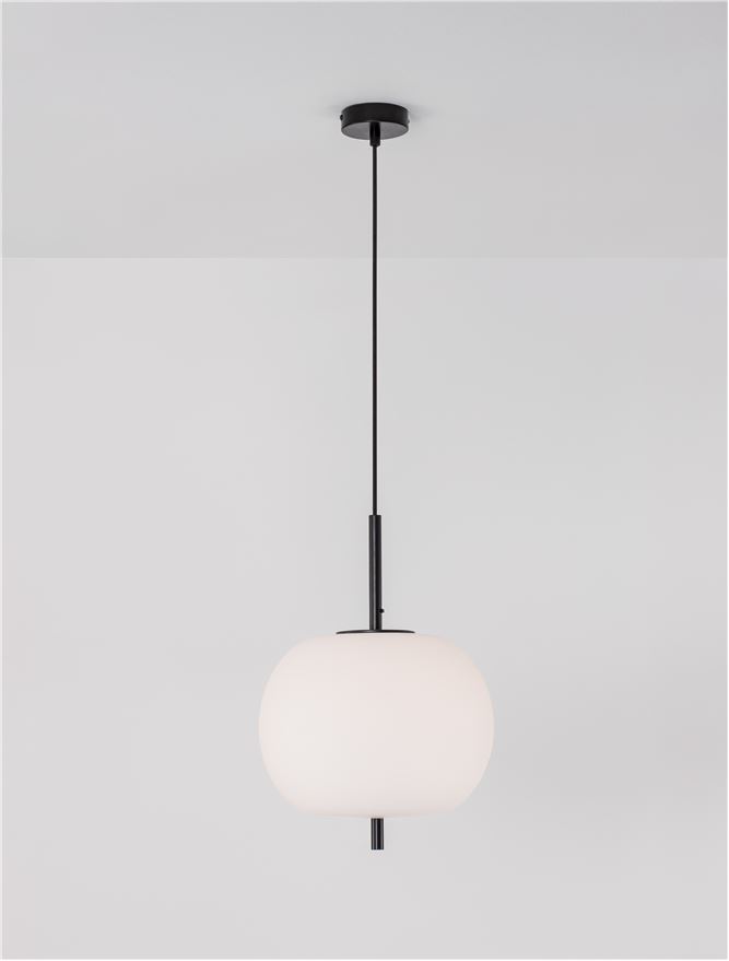 Suspensie de interior Lato - Art. 9624071, Nova Luce, Alb, Negru