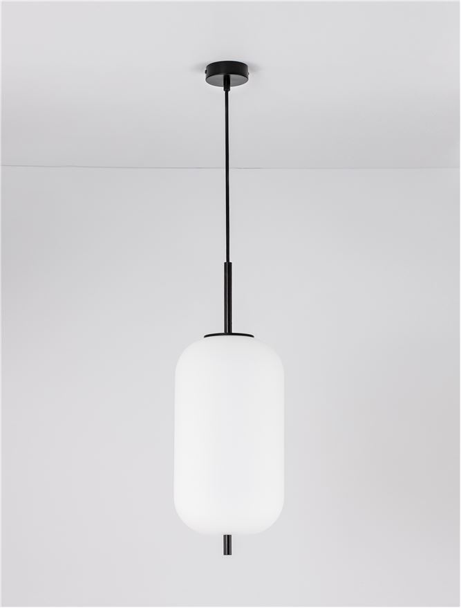 Suspensie de interior Lato - Art. 9624072, Nova Luce, Alb, Negru
