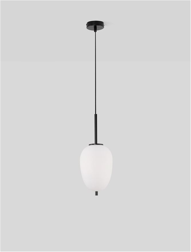 Suspensie de interior Lato - Art. 9624076, Nova Luce, Alb, Negru
