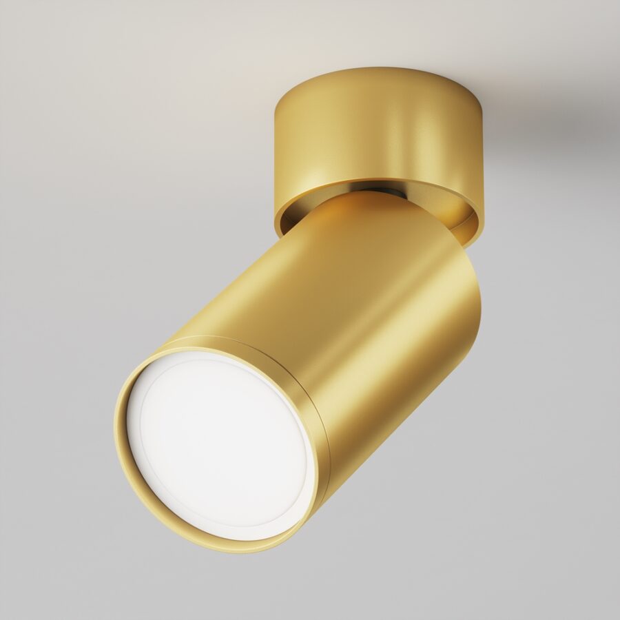 Spot de interior FOCUS S - Art. C050CL-U-1MG, Maytoni, Auriu mat
