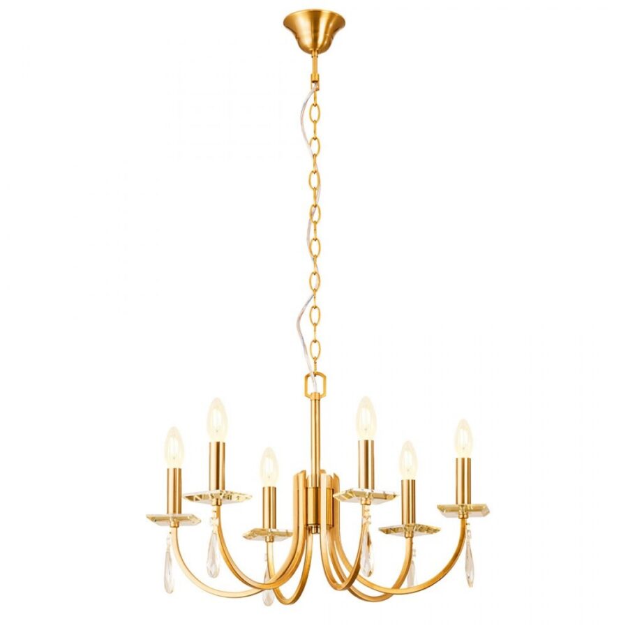 Candelabru de interior ELISIR - Art. IES C6 23 50, Incanti, Alamă