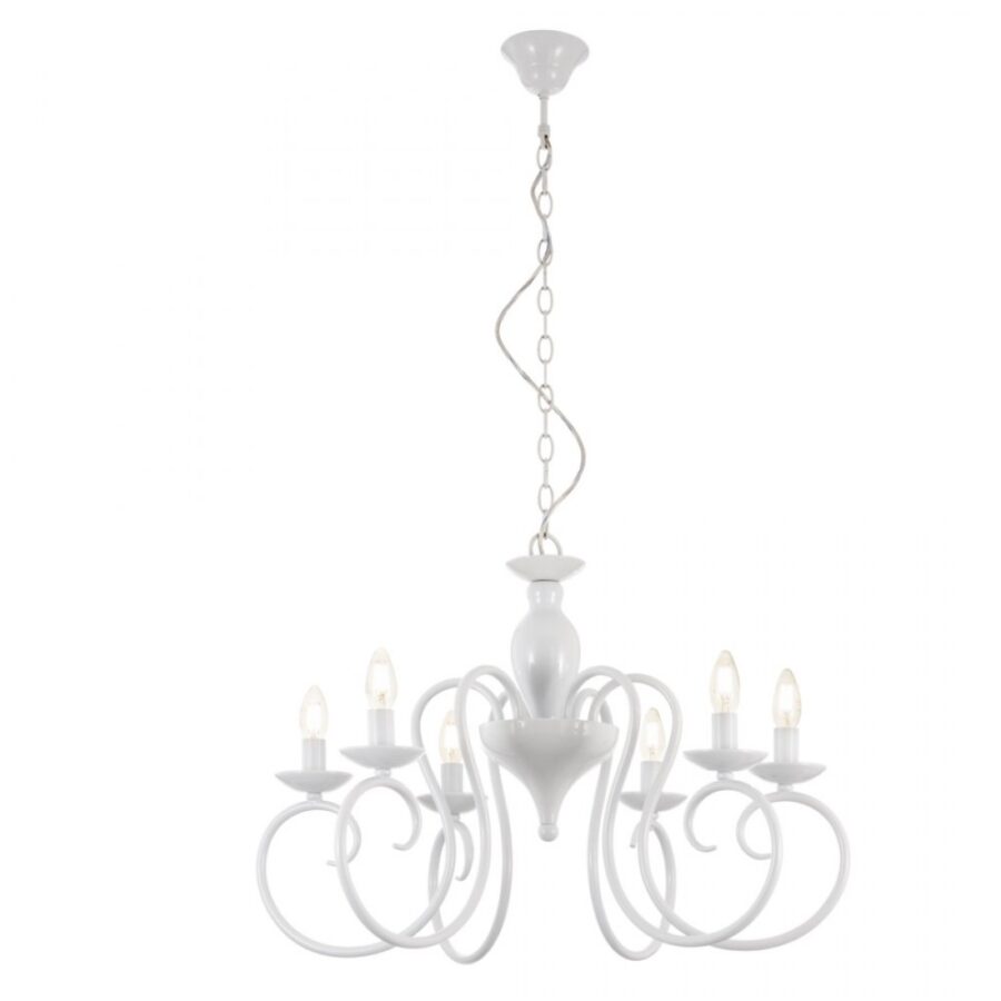 Candelabru de interior CIRCE - Art. ICI C6 01, Incanti, Alb