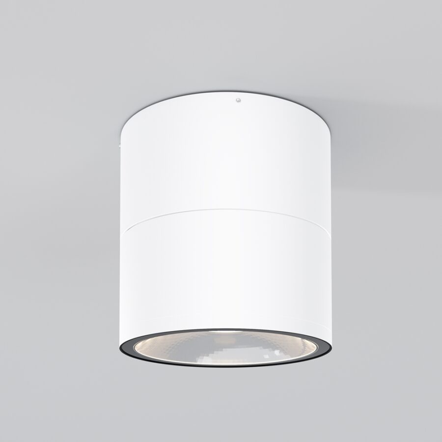 Plafonieră de exterior Spin - Art. O310CL-L12W3K, Maytoni, Alb, IP54