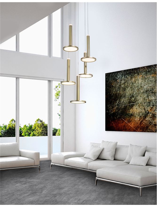 Suspensie de interior Palencia - Art. 1703301202, Nova Luce, Auriu