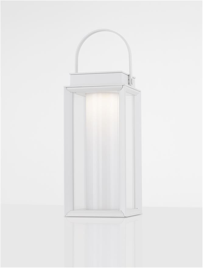 Veioză de exterior solară/USB Verhaal - Art. 9002861, Nova Luce, Alb