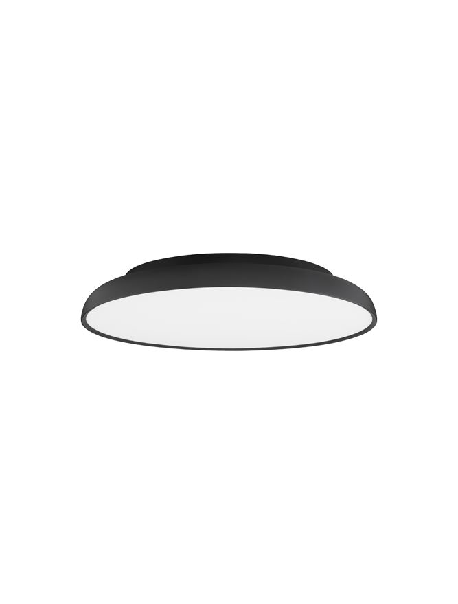 Plafonieră de interior Linus dimabil, telecomandă inclusă - Art. 9005655, Nova Luce, Negru