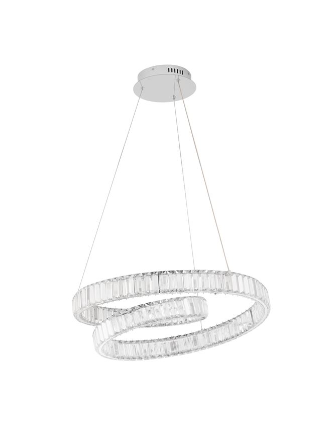 Suspensie de interior Conceto - Art. 9019720, Nova Luce, Argintiu/Transparent