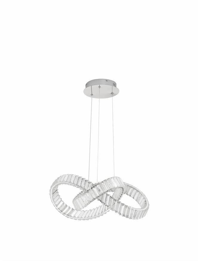 Suspensie de interior Conceto - Art. 9019723, Nova Luce, Argintiu/Transparent