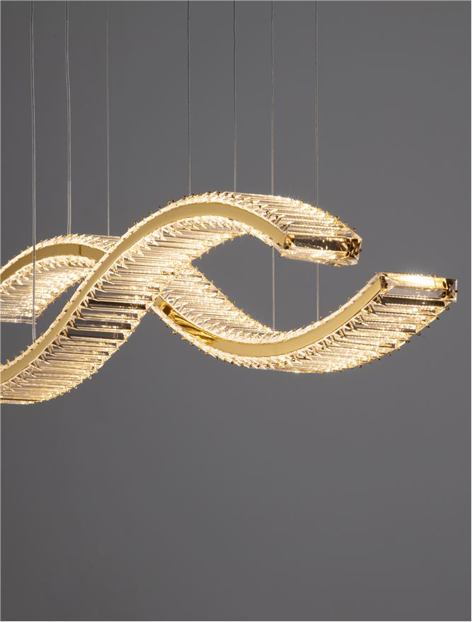 Suspensie de interior Aurelia - Art. 9019724, Nova Luce, Auriu