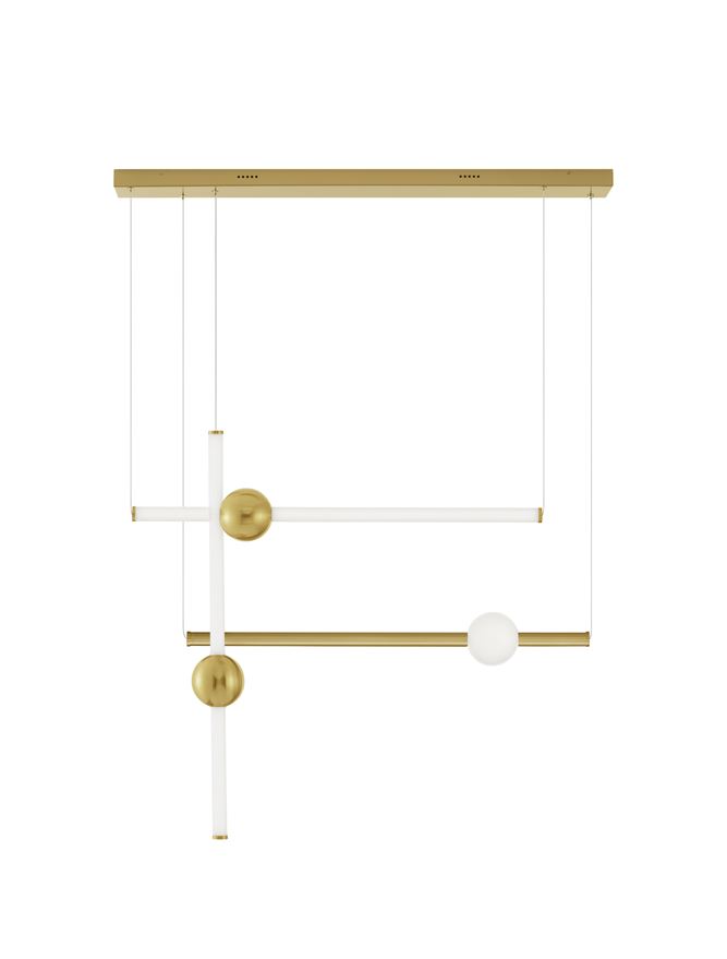 Suspensie de interior Neutron - Art. 9054453, Nova Luce, Auriu/Alb