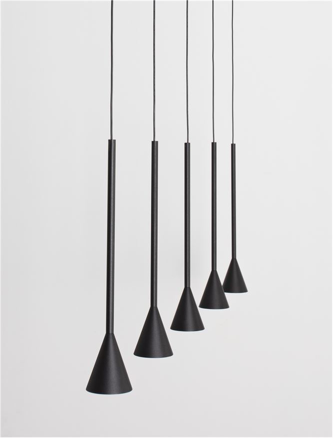 Suspensie de interior Net - Art. 9060218, Nova Luce, Negru