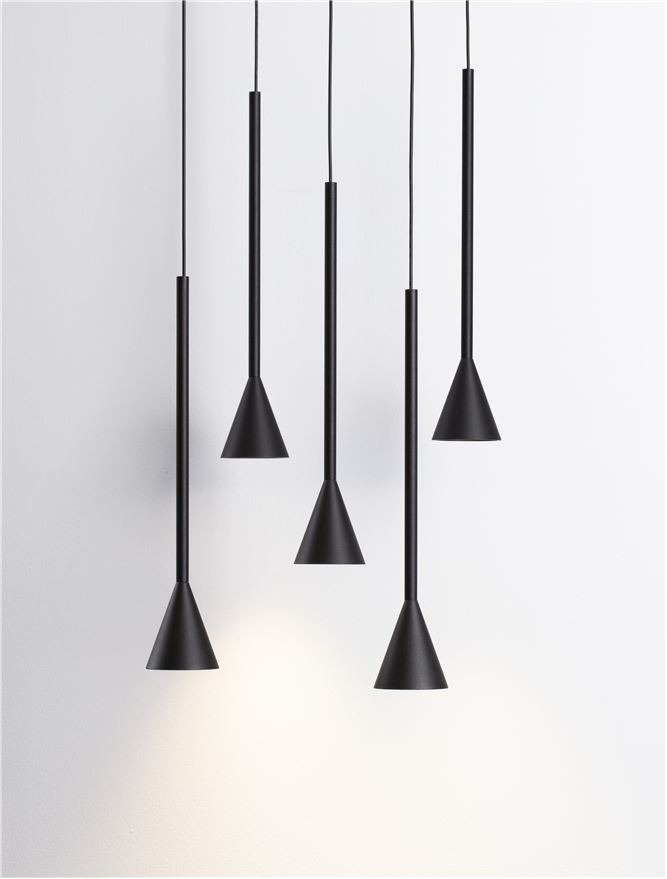 Suspensie de interior Net - Art. 9060219, Nova Luce, Negru