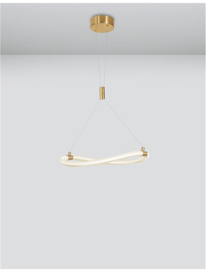Suspensie de interior Cerelia - Art. 9082094, Nova Luce, Auriu/Alb