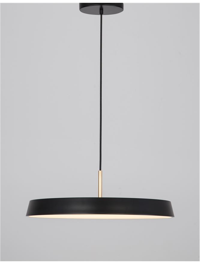 Suspensie de interior Vetro - Art. 910622, Nova Luce, Negru