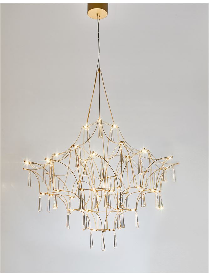Suspensie de interior Goro - Art. 9116820, Nova Luce, Auriu
