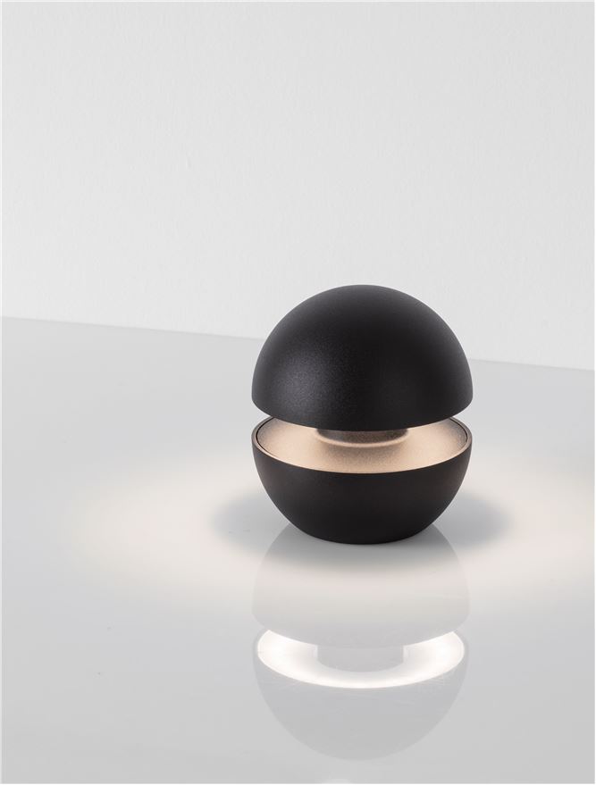 Veioză de exterior Puk - Art. 9136400, Nova Luce, Negru