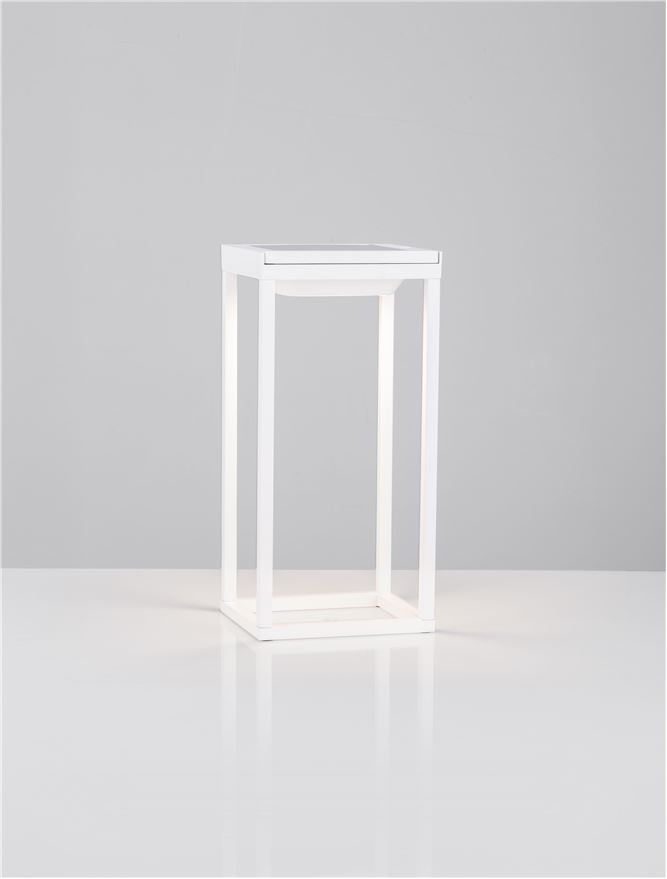 Veioză de exterior solară/USB Tegolo - Art. 9136432, Nova Luce, Alb