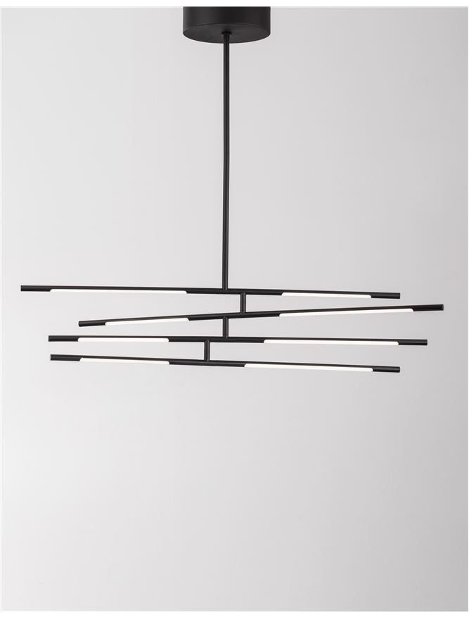 Suspensie de interior Raccio - Art. 9180780, Nova Luce, Negru