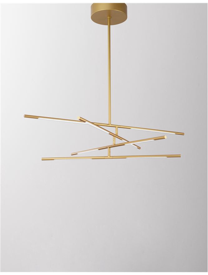 Suspensie de interior Raccio - Art. 9180781, Nova Luce, Auriu