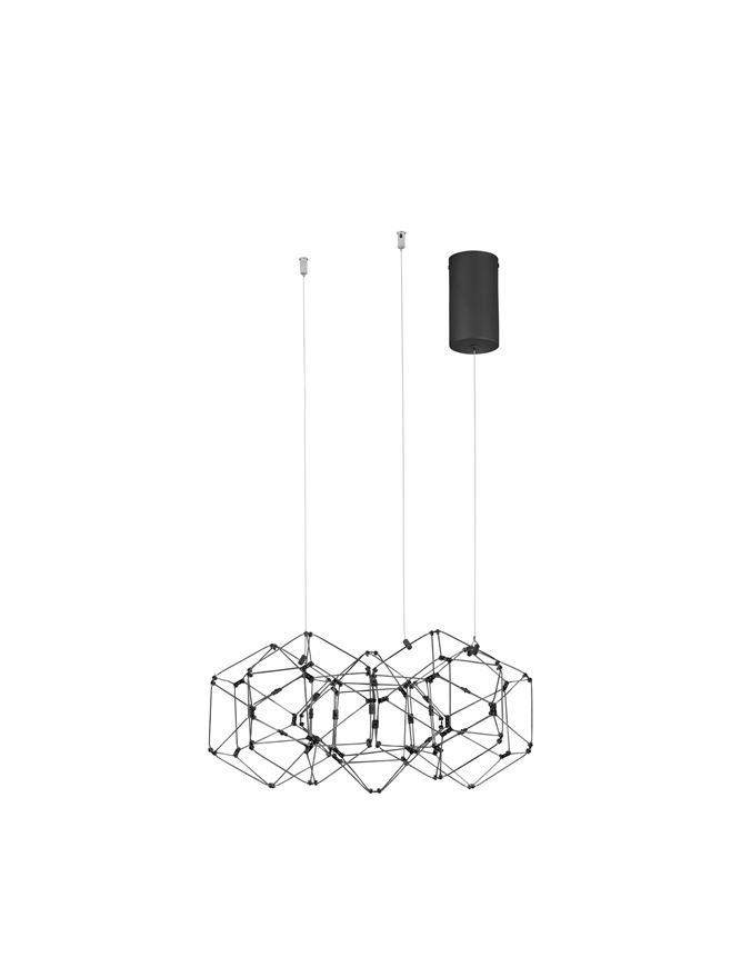 Suspensie de interior Nebula - Art. 9186901, Nova Luce, Negru
