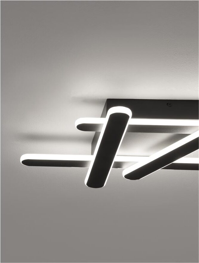 Plafonieră de interior Willow - Art. 9210919, Nova Luce, Negru