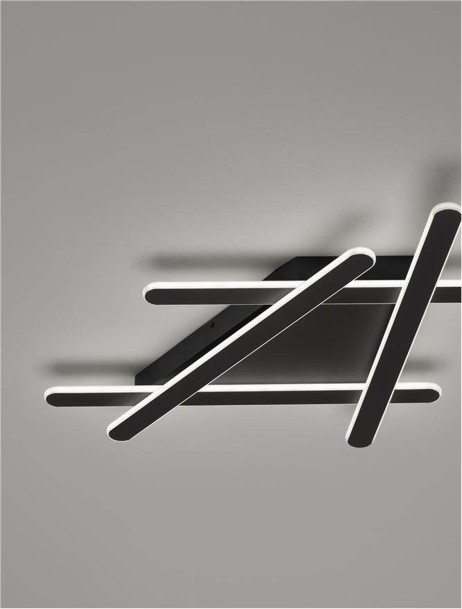 Plafonieră de interior Willow - Art. 9210925, Nova Luce, Negru