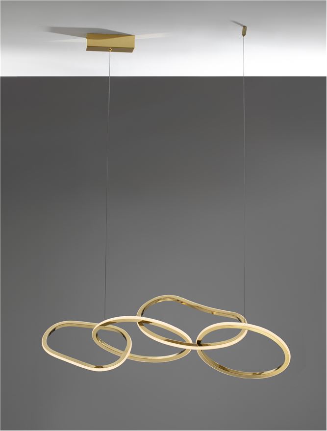 Suspensie de interior Girish - Art. 9248111, Nova Luce, Auriu