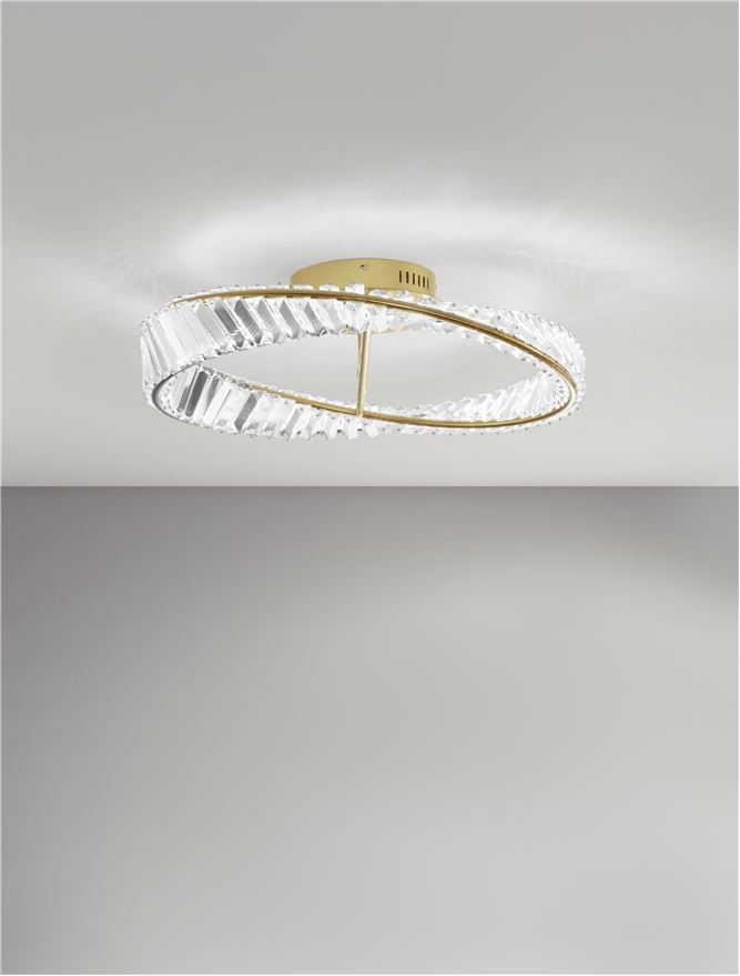 Plafonieră de interior Aurelia - Art. 9333060, Nova Luce, Auriu