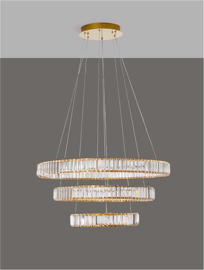 Suspensie de interior Aurelia - Art. 9333069, Nova Luce, Auriu