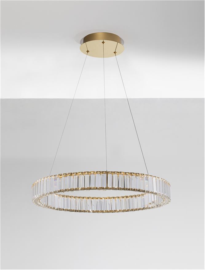 Suspensie de interior Aurelia - Art. 9333075, Nova Luce, Auriu