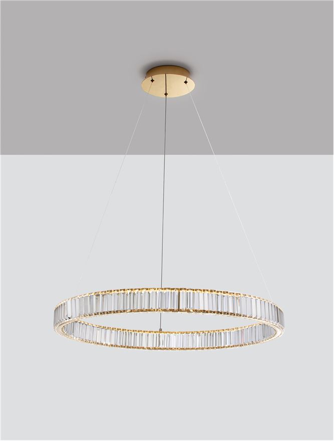 Suspensie de interior Aurelia - Art. 9333076, Nova Luce, Auriu