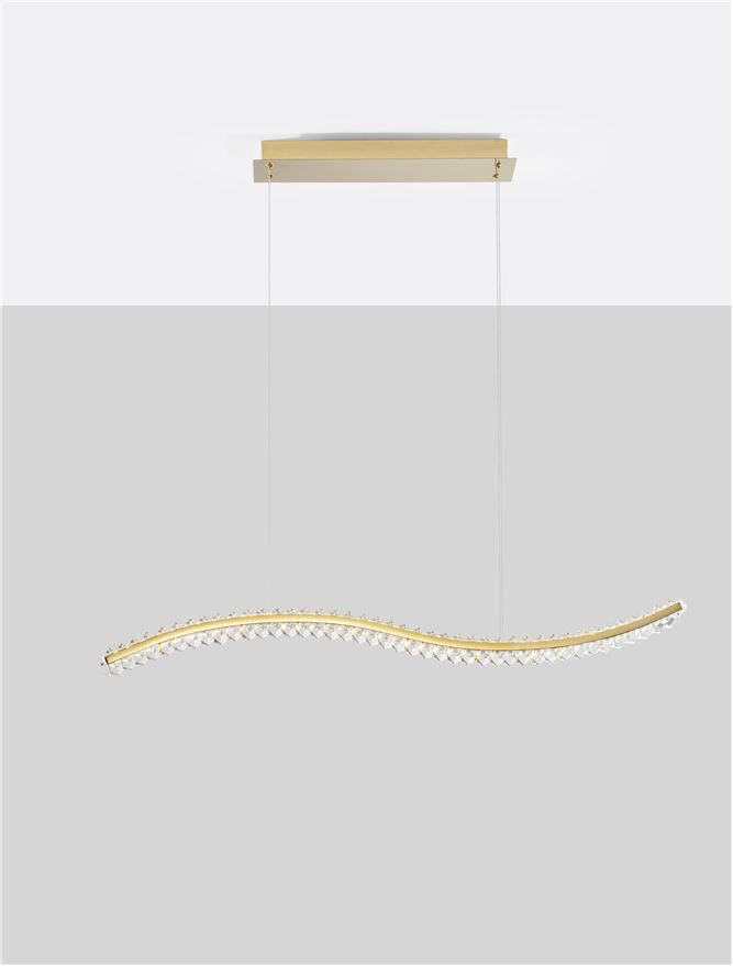 Suspensie de interior Aurelia - Art. 9333078, Nova Luce, Auriu