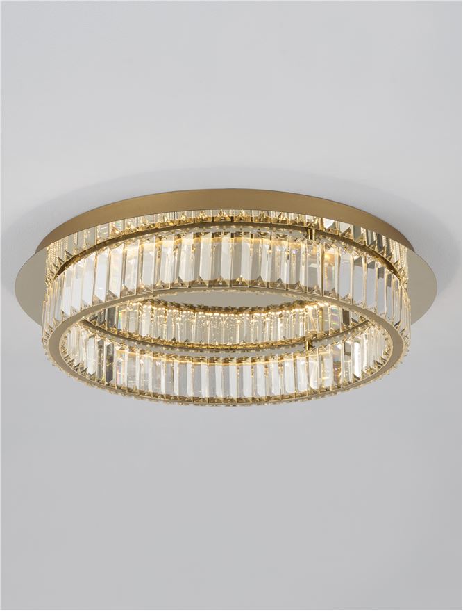 Plafonieră de interior Aurelia - Art. 9333080, Nova Luce, Auriu