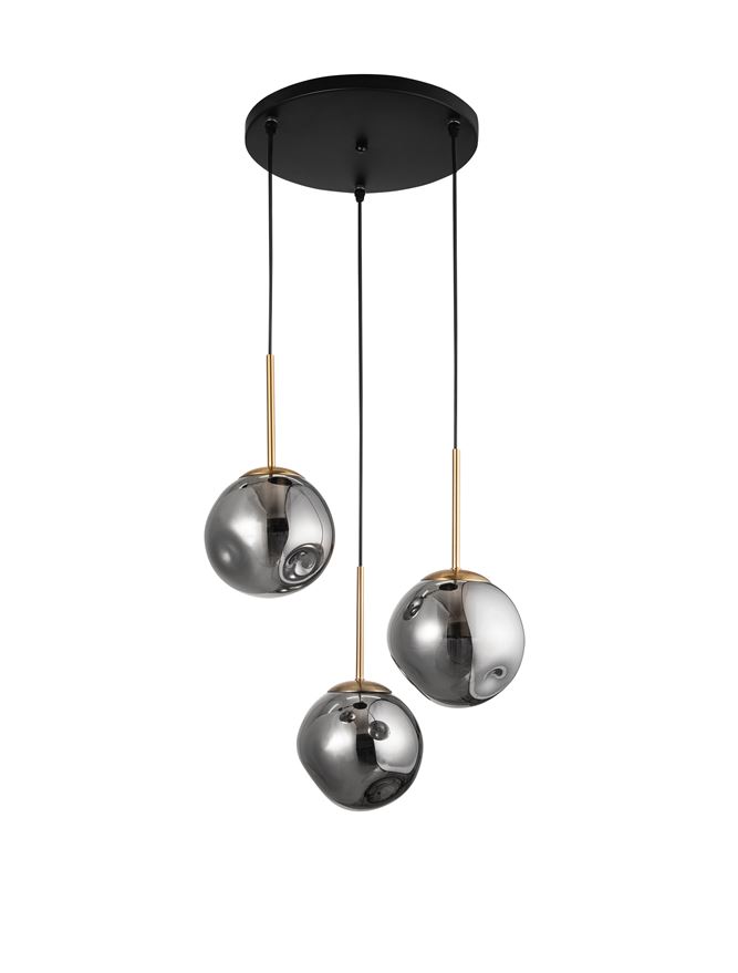Suspensie de interior Spada - Art. 9426753, Nova Luce, Auriu/Fumuriu