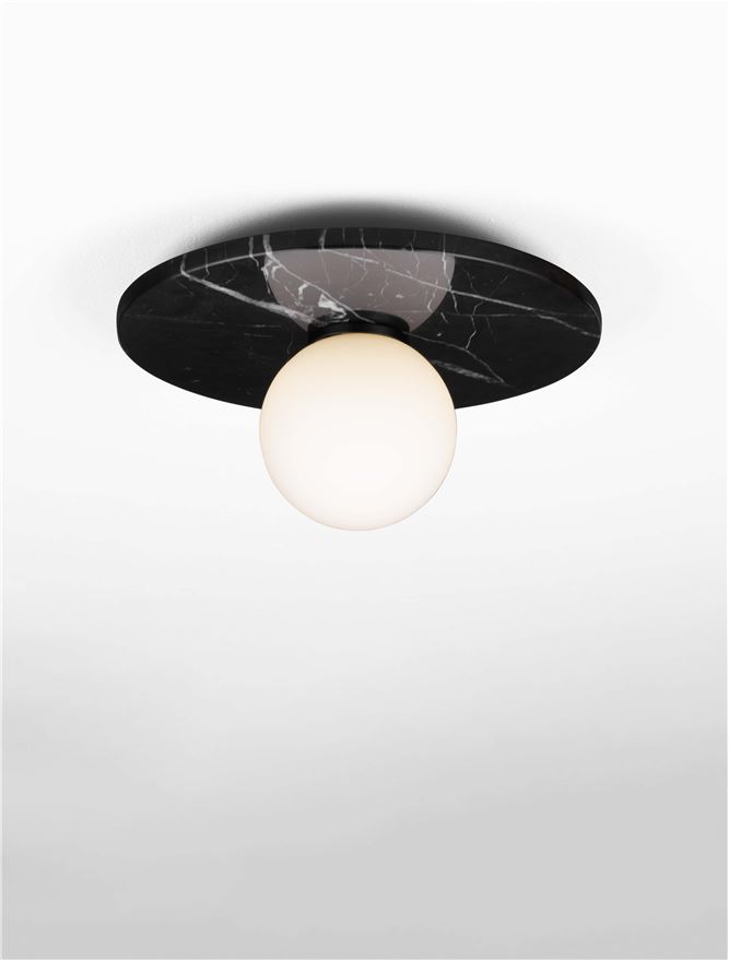 Plafonieră de interior Idor - Art. 9501250, Nova Luce, Negru