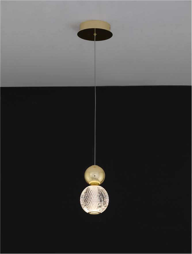 Suspensie de interior Brille - Art. 9511020, Nova Luce, Auriu
