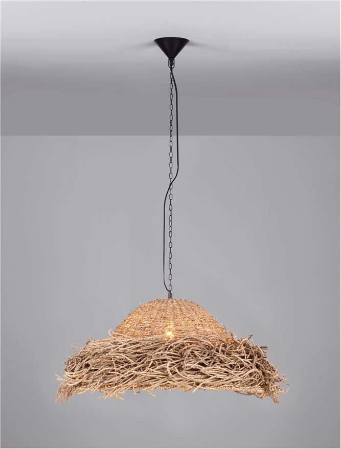 Suspensie de interior Natu - Art. 9586513, Nova Luce, Nuanță lemn