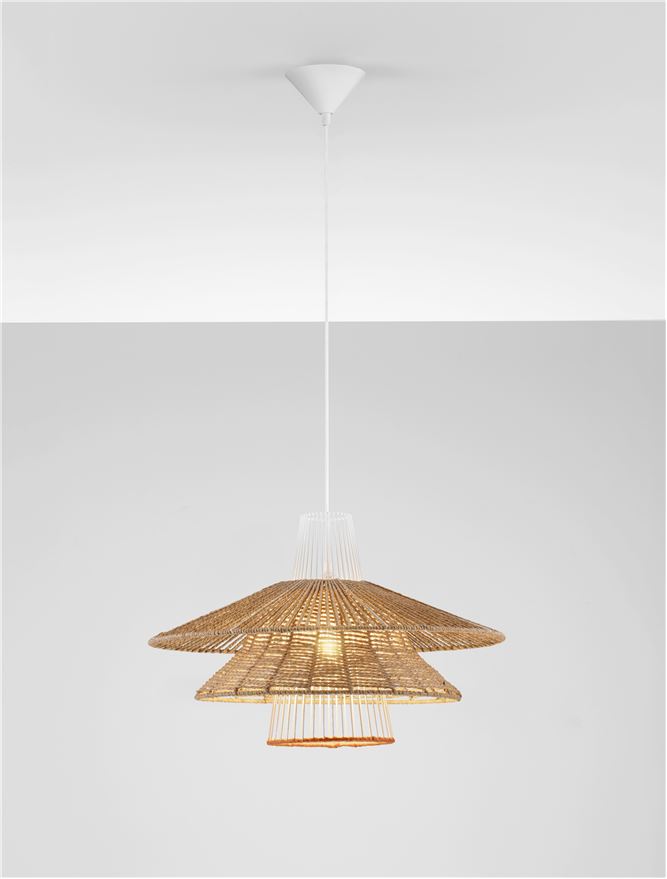 Suspensie de interior Kao - Art. 9586600, Nova Luce, Nuanță lemn