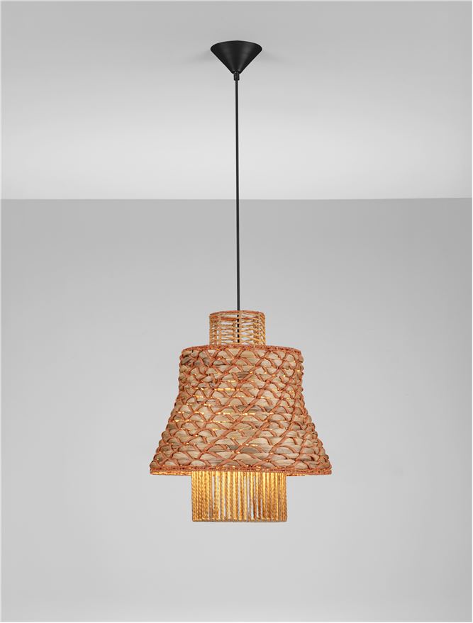 Suspensie de interior Mande - Art. 9586610, Nova Luce, Nuanță lemn/Portocaliu