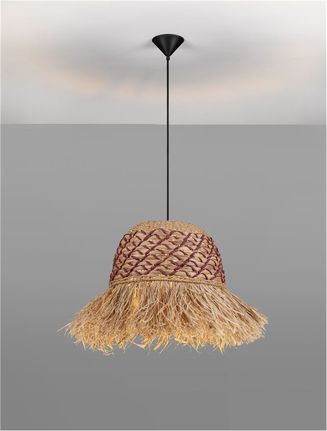 Suspensie de interior Sorello - Art. 9586613, Nova Luce, Nuanță lemn/Roșu
