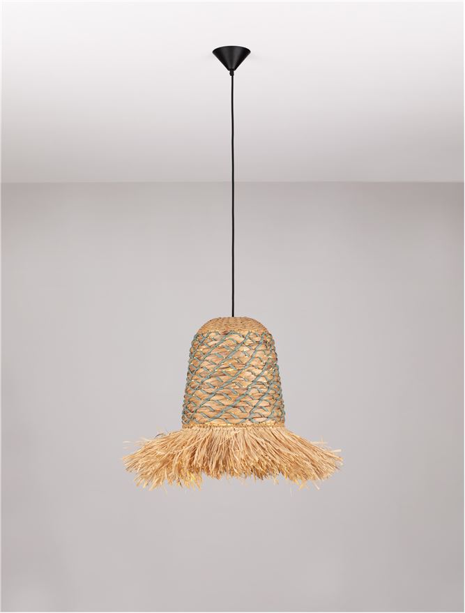 Suspensie de interior Sorello - Art. 9586615, Nova Luce, Nuanță lemn/Albastru