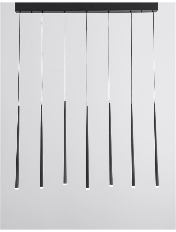 Suspensie de interior Giono - Art. 9601007, Nova Luce, Negru