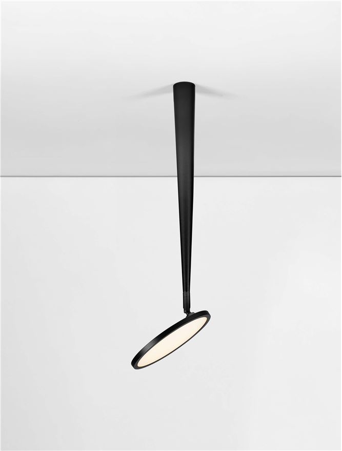 Plafonieră de interior Ekei - Art. 9695107, Nova Luce, Negru