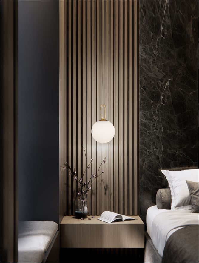 Suspensie de interior Hook - Art. 9695224, Nova Luce, Auriu/Alb