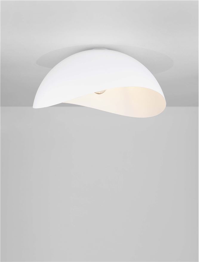 Plafonieră de interior Opsi - Art. 9695298, Nova Luce, Alb