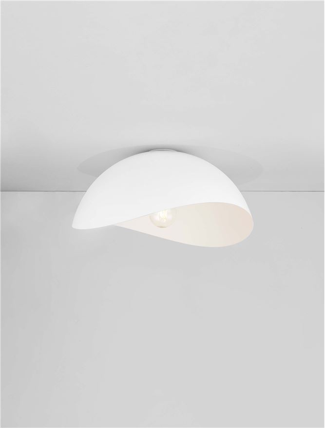 Plafonieră de interior Opsi - Art. 9695303, Nova Luce, Alb