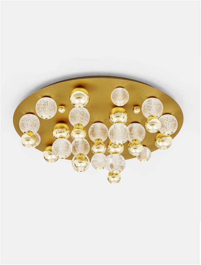 Plafonieră de interior Brille - Art. 9695700, Nova Luce, Auriu