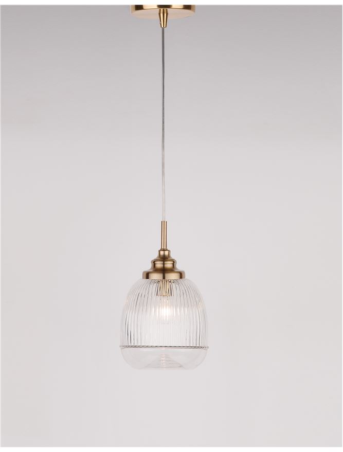 Suspensie de interior Mond - Art. 9738210, Nova Luce, Auriu/Transparent