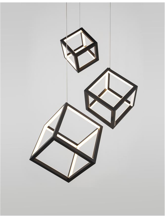 Suspensie de interior Gabbia - Art. 9818231, Nova Luce, Negru